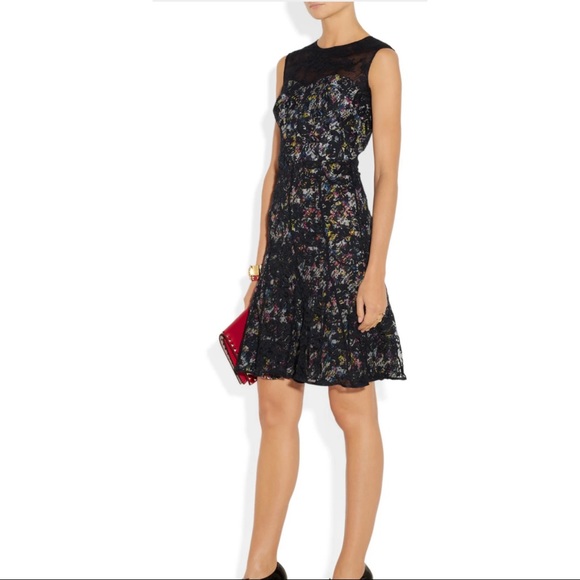 Erdem Sleeveless Lace Ruby Dress - Picture 1 of 10